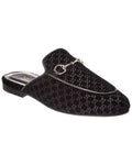 Gucci Princetown Gg Velvet Mule