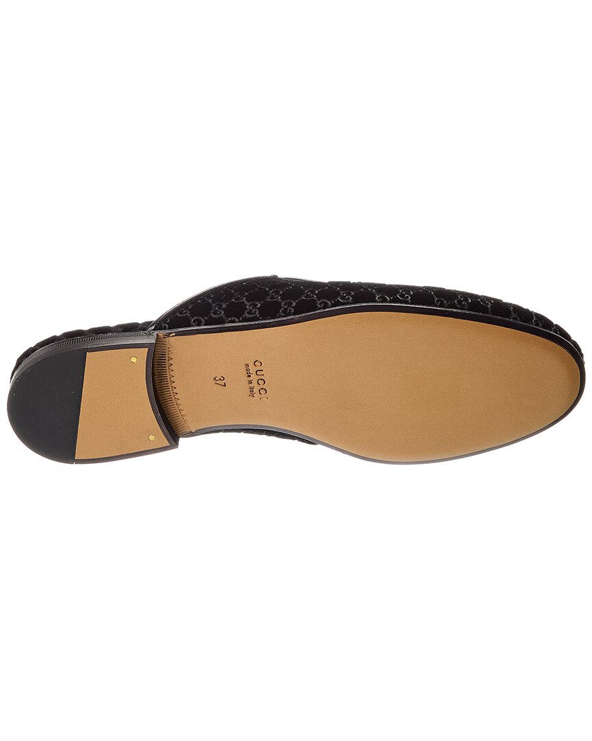 Gucci Princetown Gg Velvet Mule