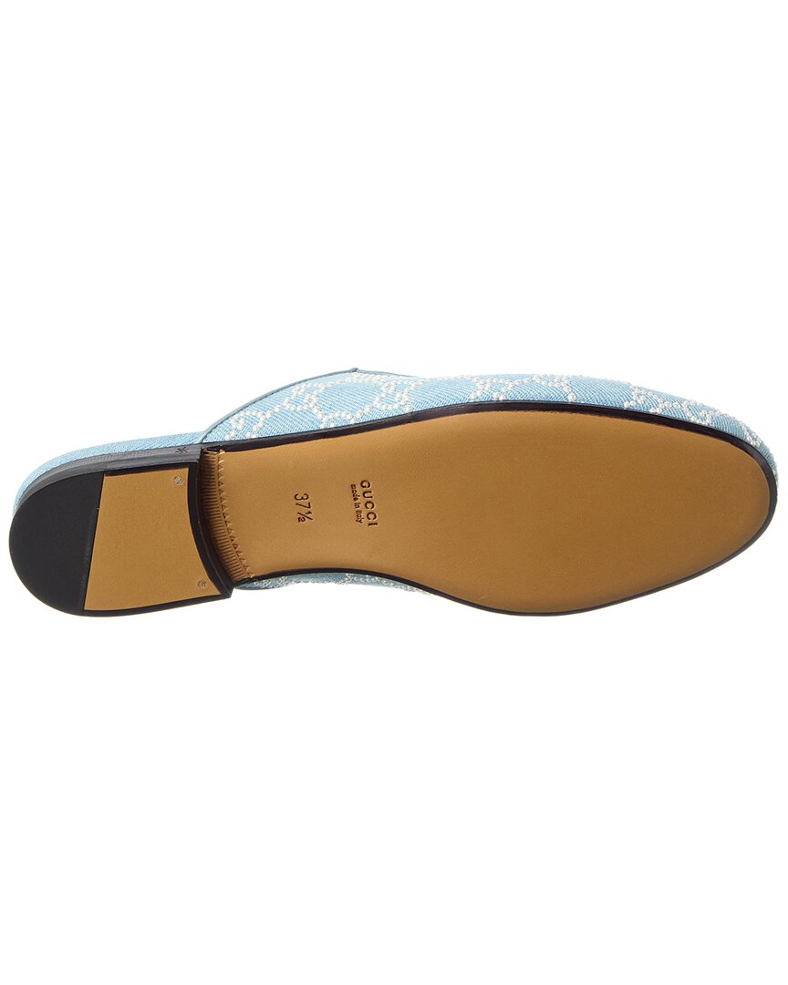 Gucci Giglio Princetown Canvas & Leather Mule