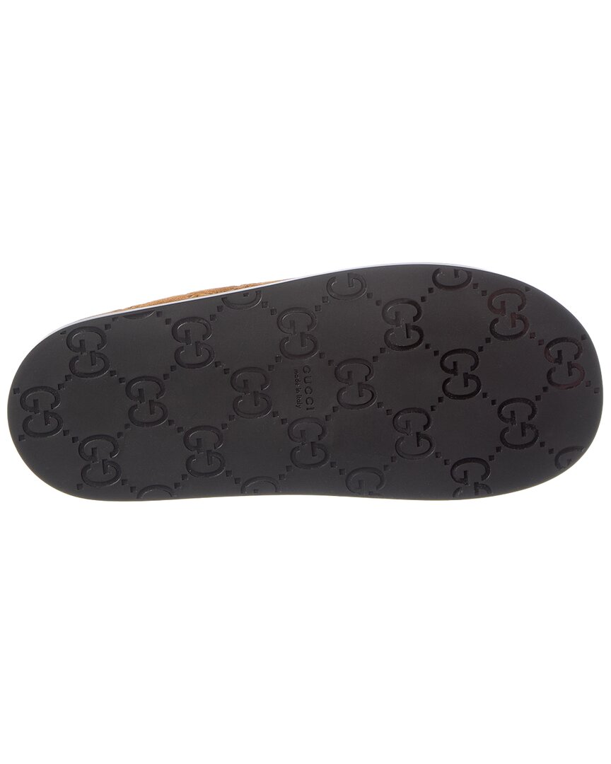 Gucci Horsebit Suede Mule