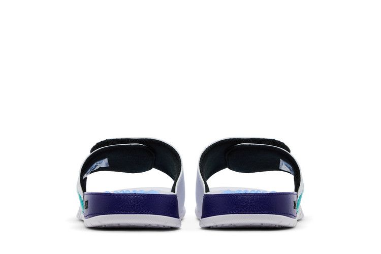 Jordan Hydro 5 Retro Slide White New Emerald Grape Ice Black