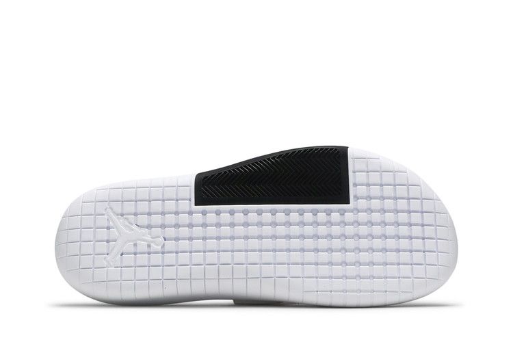 Jordan Hydro 8 Retro Slide White Black Fire
