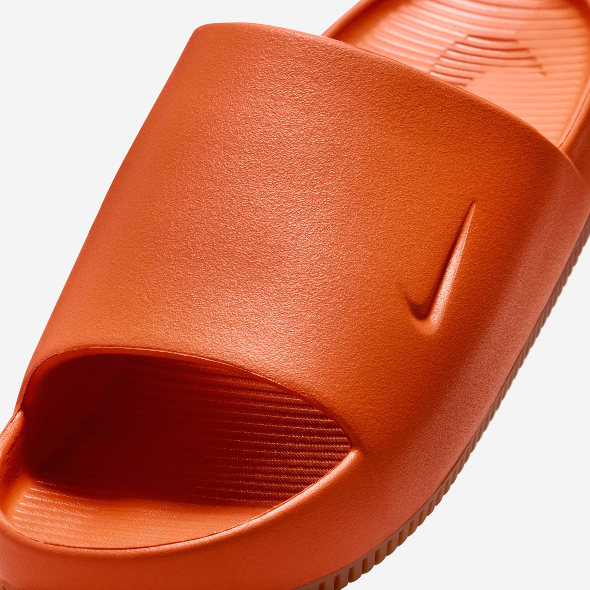Nike Men's Calm Slides - Campfire Orange / Gum Medium Brown