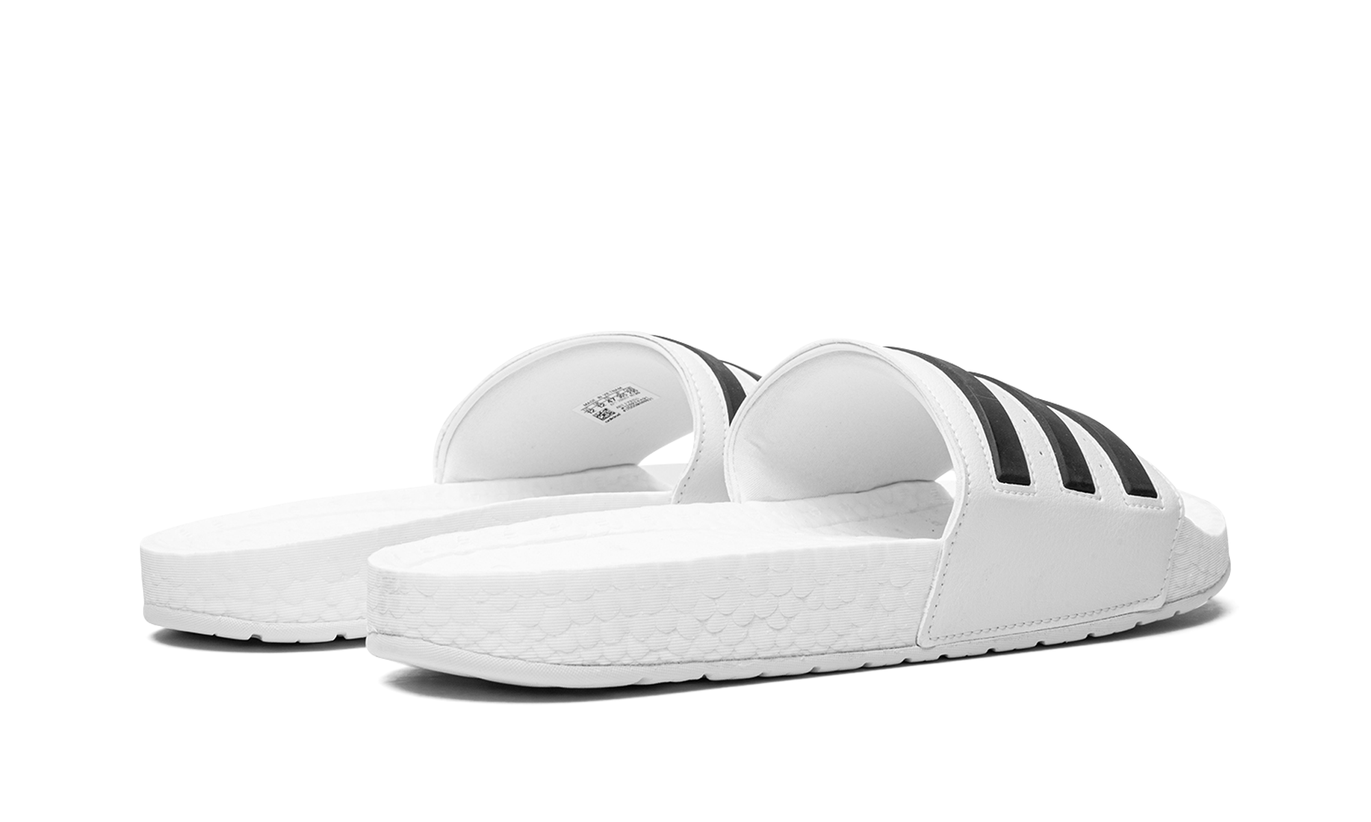 Adilette Boost "White Black Stripes" FY8155