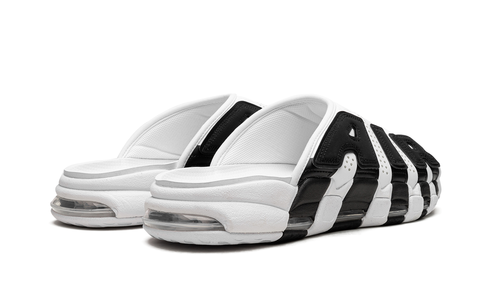 Air More Uptempo Slide NA "White Black Red" FB7815 100