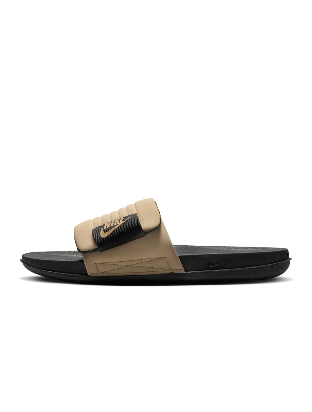 Nike Mens Offcourt Adjust Slides - Black/Khaki