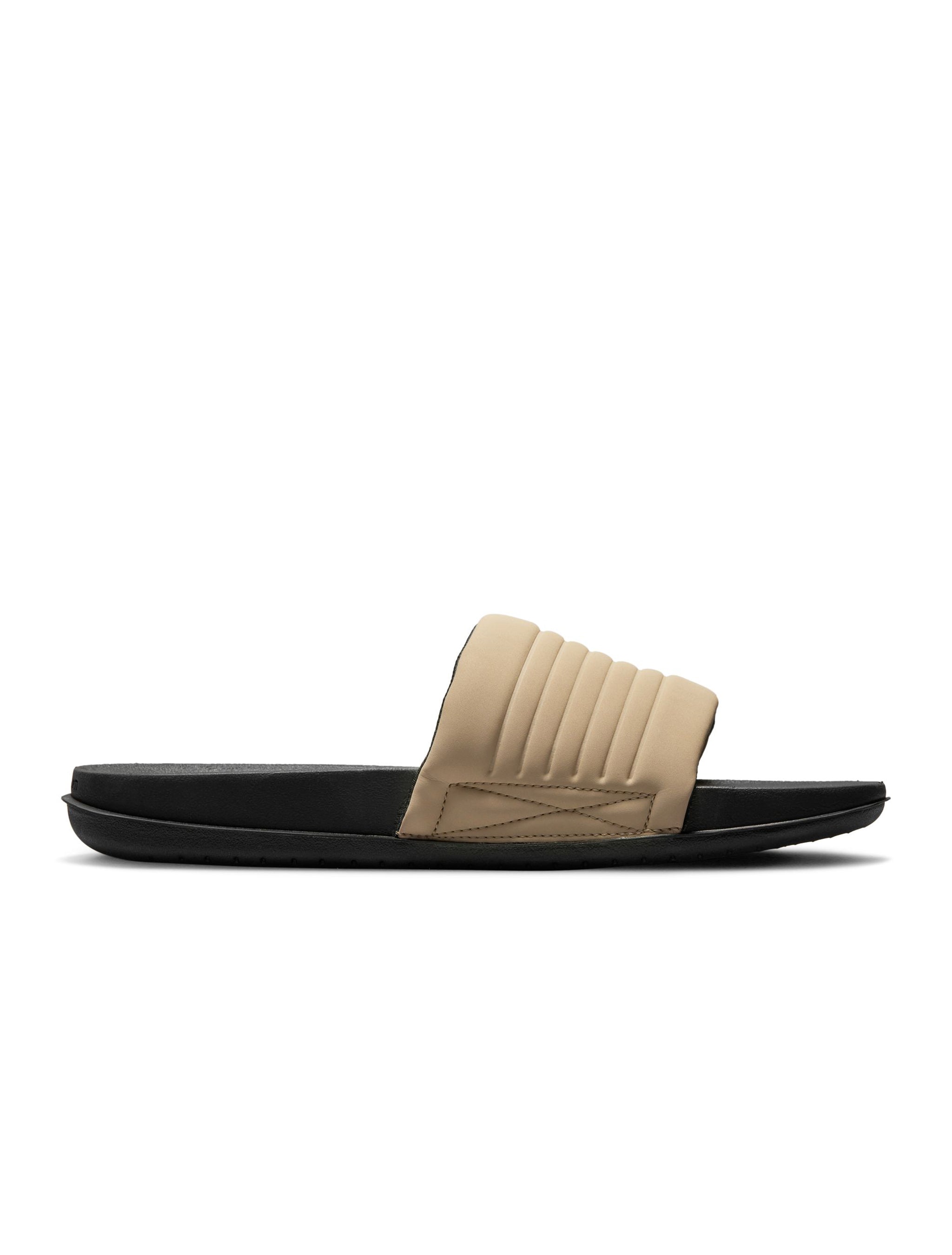 Nike Mens Offcourt Adjust Slides - Black/Khaki
