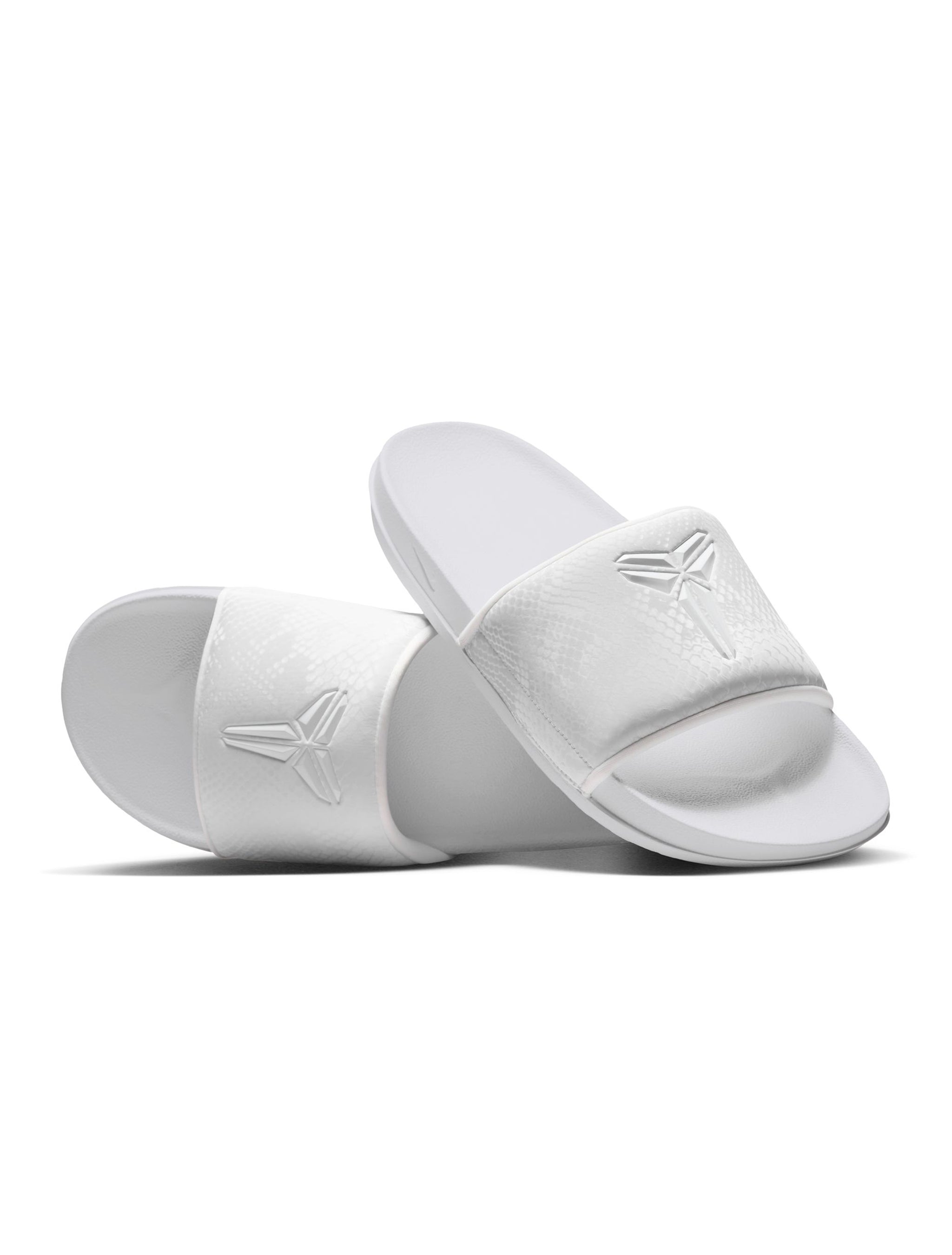 Nike Mens Kobe Offcourt Slides - White