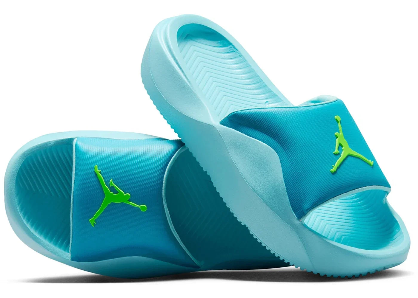 Jordan Franchise Slide Chlorine Blue Copa Electric Green (GS)