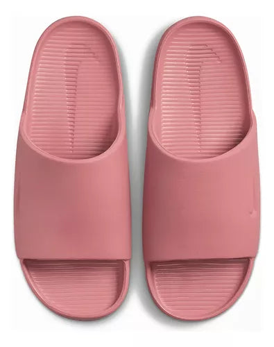 Nike Women's Calm Slides  - Canyon Pink / Canyon Pink / Canyon Pink