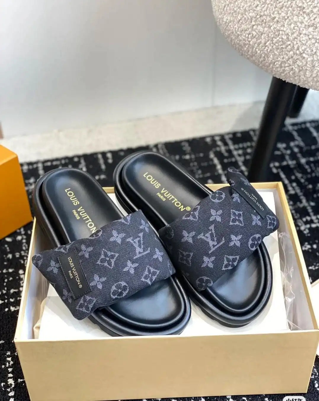 Louis Vuitton Monogram Pool Pillow Flat Comfort Mule