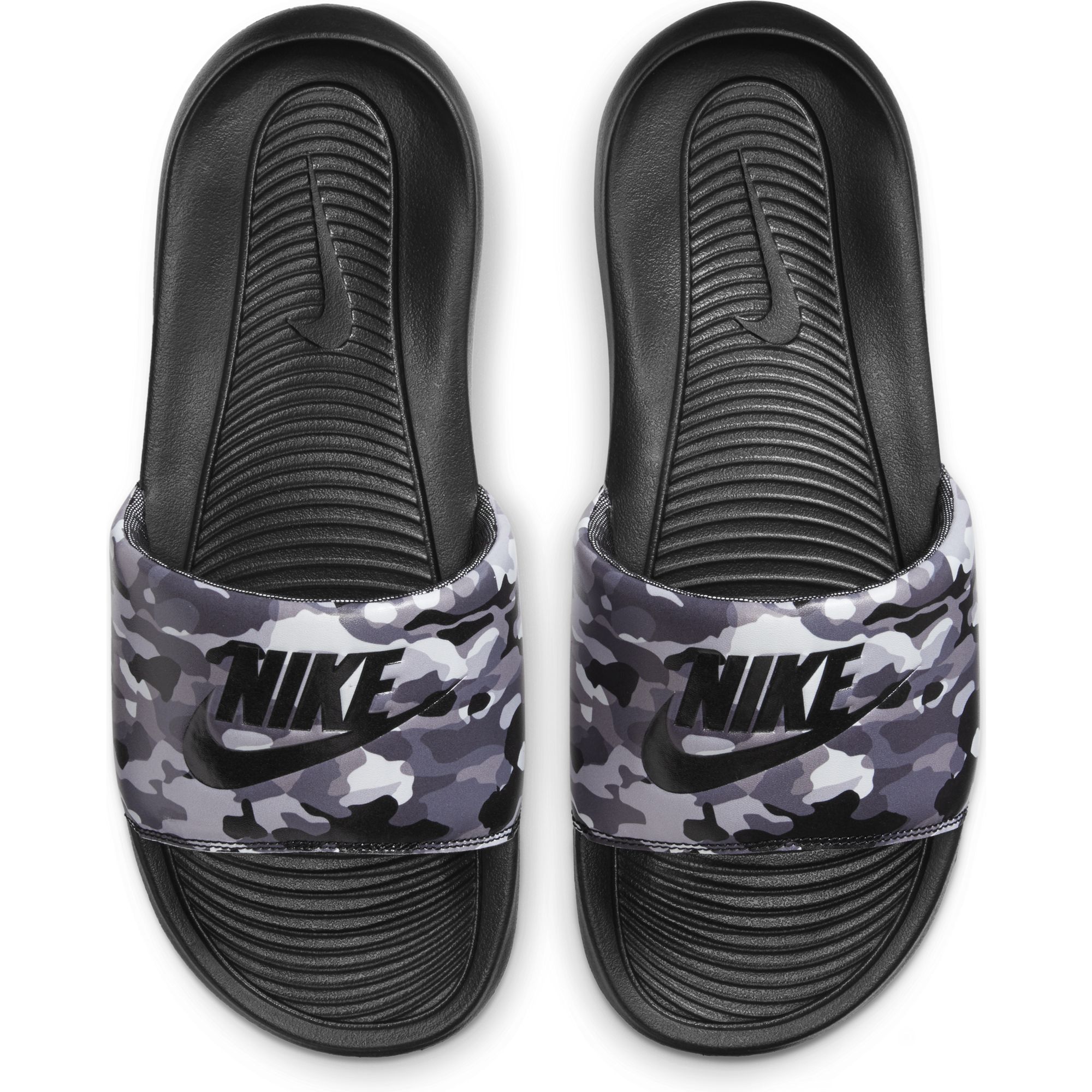 Nike Men's Victori One Slides - Black / Gray Camo
