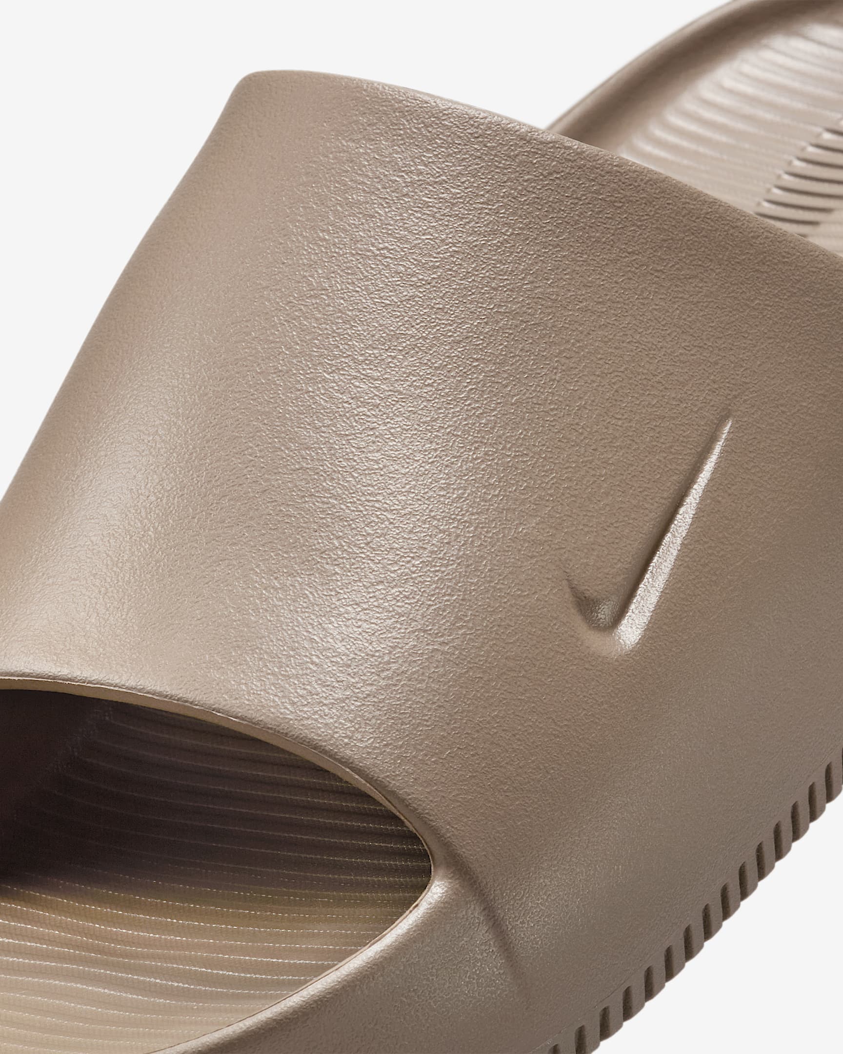 Nike Women's Calm Slide Shoes - Mink Brown