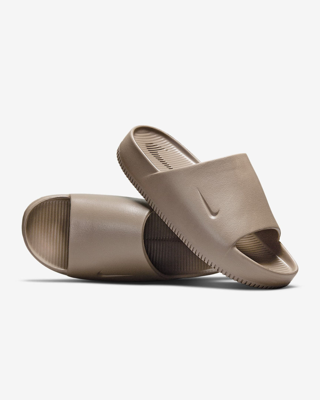 Nike Women's Calm Slide Shoes - Mink Brown
