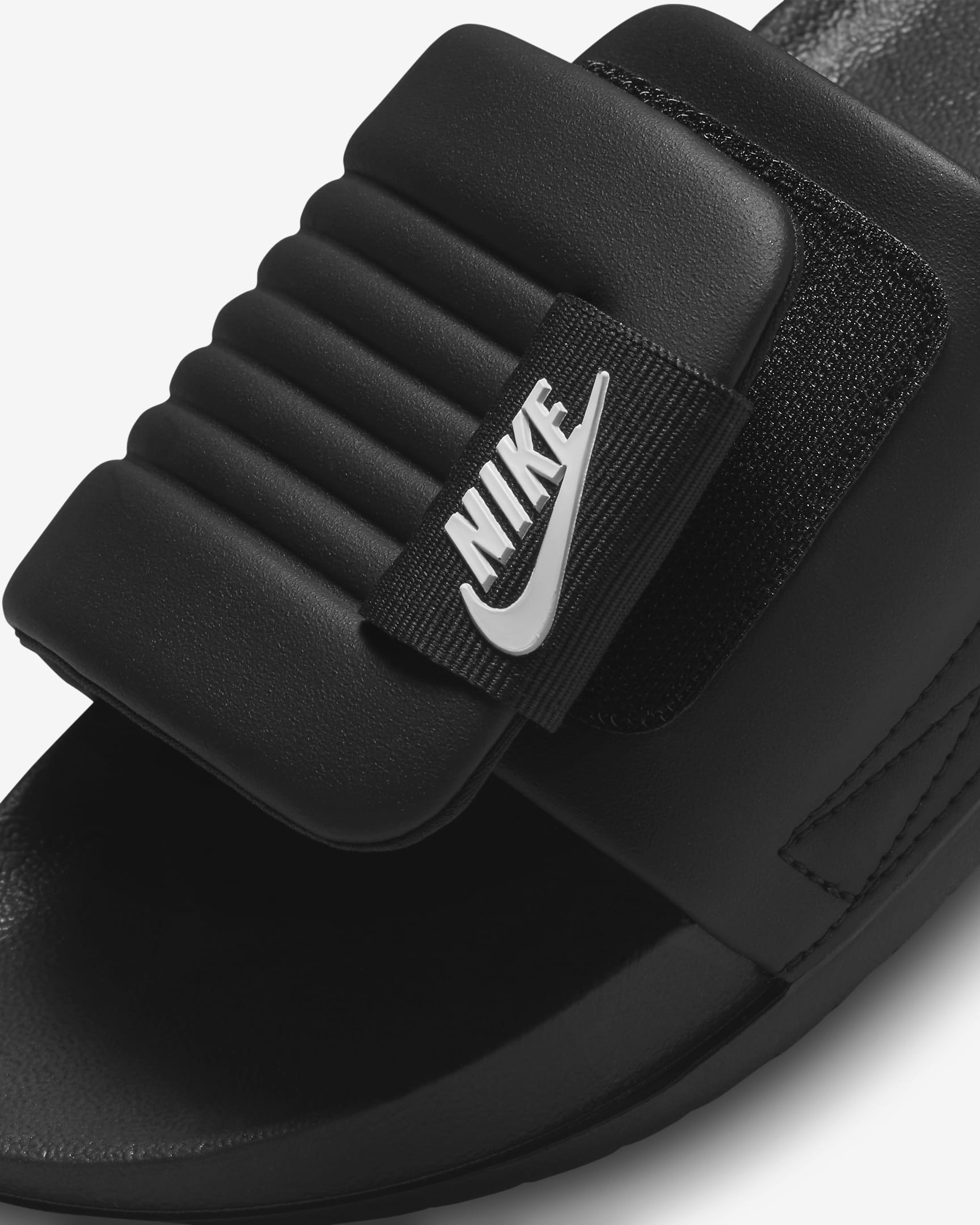 Nike Women's Offcourt Adjust Slides - Black / White