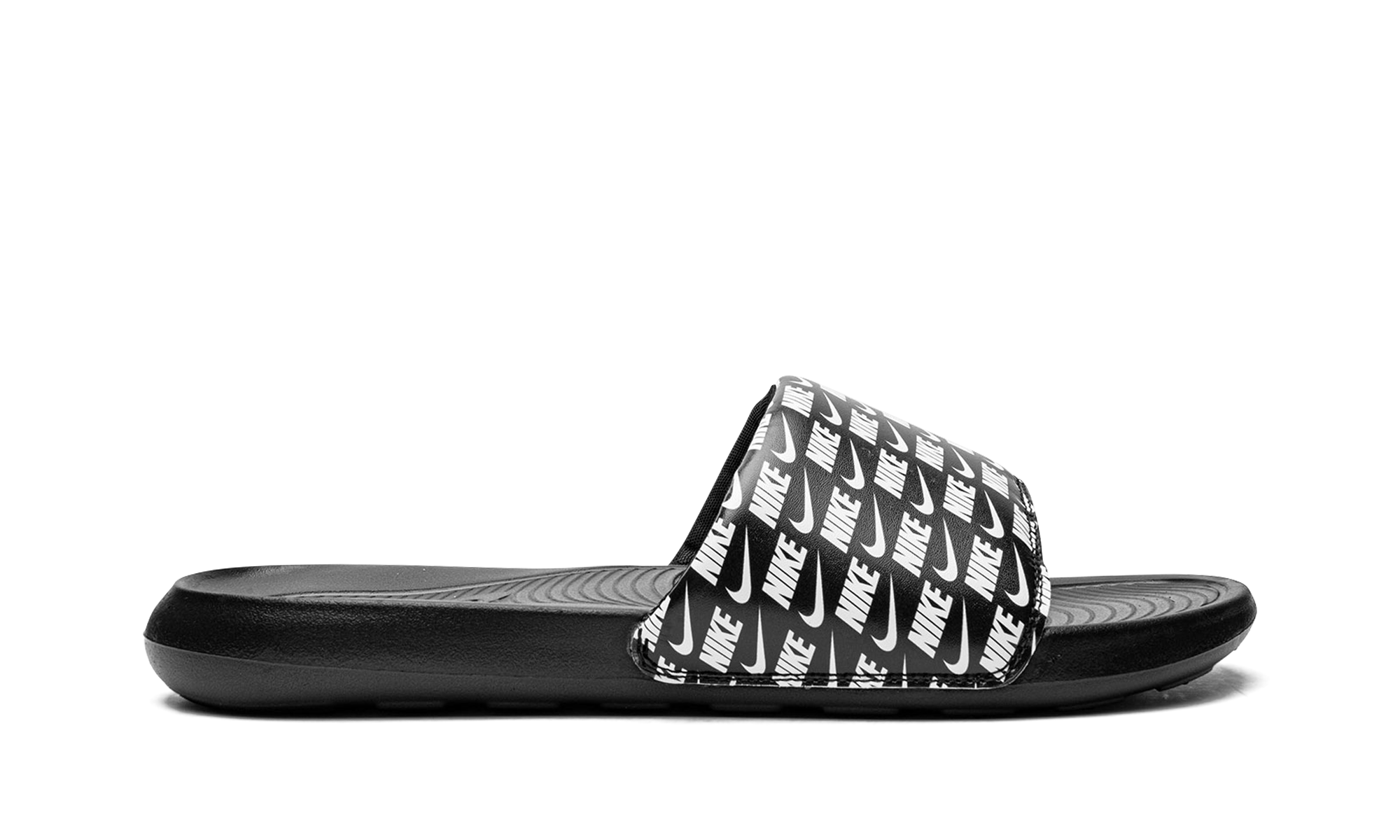 Victori One Slide Print "Repeat Logo - Black" CN9678 006