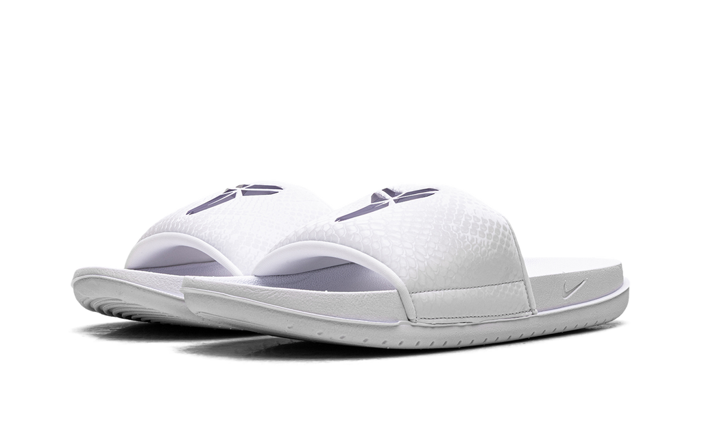 Offcourt Slide "Kobe - White / Court Purple" IF2870 101