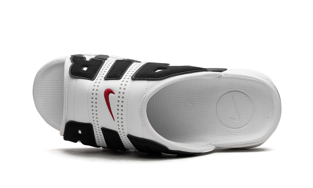 Air More Uptempo Slide NA "White Black Red" FB7815 100
