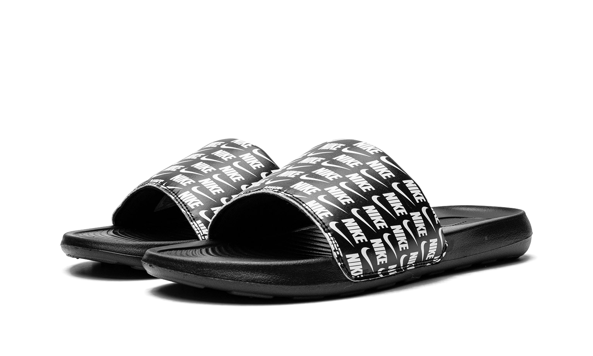 Victori One Slide Print "Repeat Logo - Black" CN9678 006