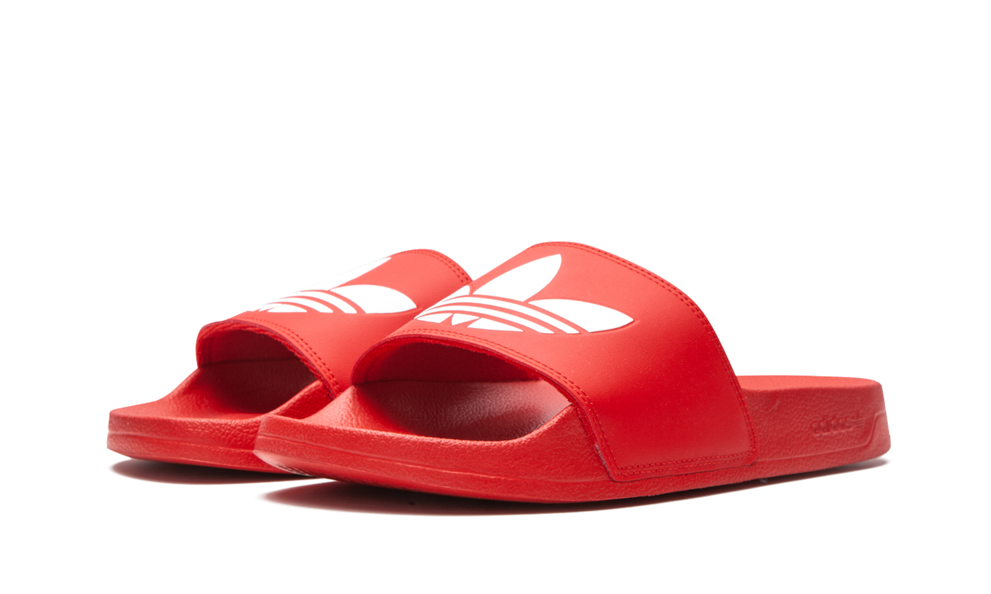 ADILETTE LITE SLIDES "RED WHITE" FU8296